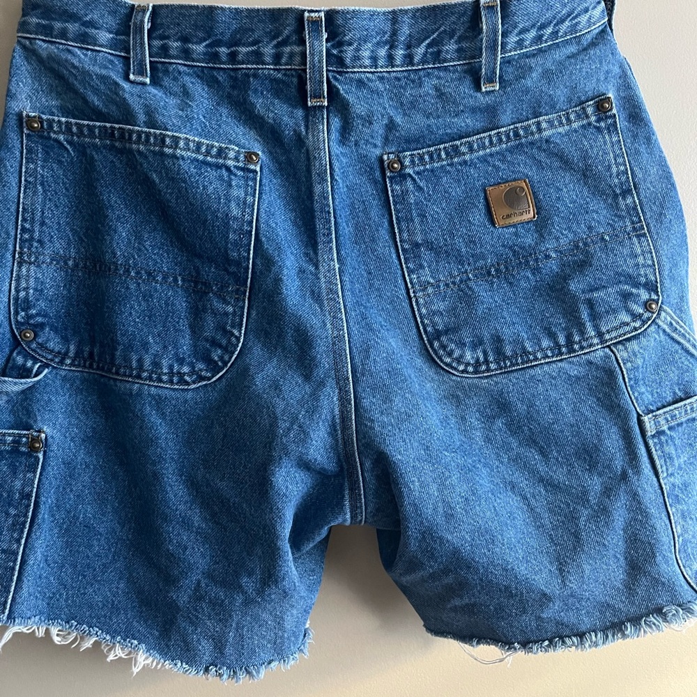Distressed Carhart Shorts